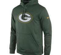 Green Bay Packers Nike Green Practice Performance Pullover Hoodie