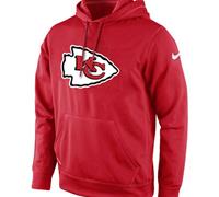 Kansas City Chiefs Nike Red KO Logo Essential Hoodie