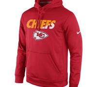 Kansas City Chiefs Nike Red Kick Off Staff Performance Pullover Hoodie