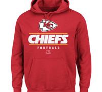 Kansas City Chiefs Red Vital Win Pullover Hoodie