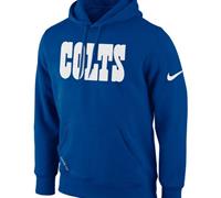 Indianapolis Colts Nike Royal Blue KO Wordmark Essential Hoodie