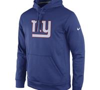 New York Giants Nike Royal Practice Performance Pullover Hoodie