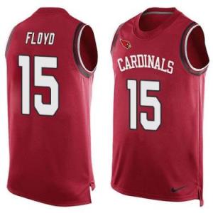 Nike Arizona Cardinals #15 Michael Floyd Red Color Men's Stitched NFL Name-Number Tank Tops Jersey