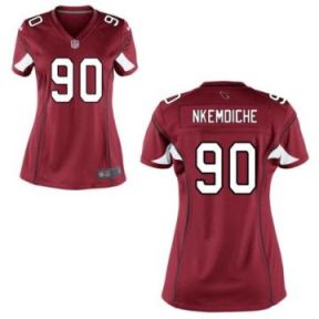 Women's Arizona Cardinals #90 Robert Nkemdiche Nike Cardinal NFL Game Stitched Jersey