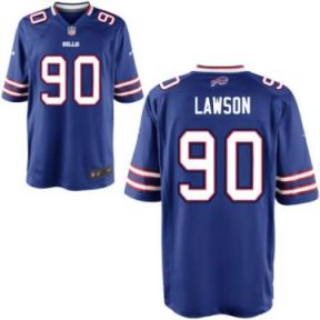 Men's Buffalo Bills #90 Shaq Lawson Nike Royal Game Jersey