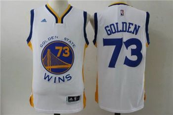 Golden State Warriors 2016 Record Breaking Season Exclusive 73 Wins White Swingman Jersey