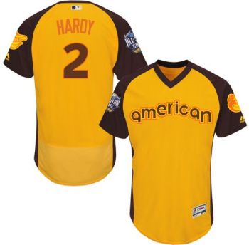 Womens #2 J.J. HARDY Baltimore Orioles 2016 All-Stars Home Run Derby Flexbase Baseball Jersey