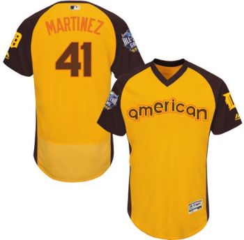 Womens #41 Victor Martinez Detroit Tigers 2016 All-Stars Home Run Derby Flexbase Baseball Jersey