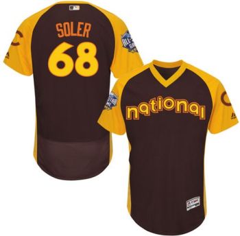 Womens #68 Jorge Soler Chicago Cubs 2016 All-Stars Home Run Derby Flexbase Baseball Jersey