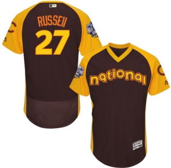 Womens #27 Addison Russell Chicago Cubs 2016 All-Stars Home Run Derby Flexbase Baseball Jersey