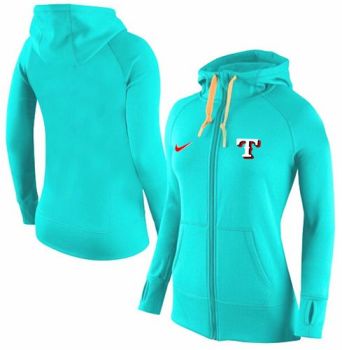 Baseball Texas Rangers Blank Nike Women's Hooded Sweatshirt Hoodie - 811148616