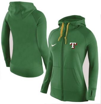 Baseball Texas Rangers Blank Nike Women's Hooded Sweatshirt Hoodie - 811148618