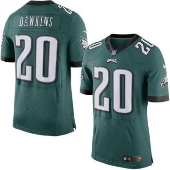 Mens Philadelphia Eagles #20 Brian Dawkins Nike Midnight Green Retired Player Stitched NFL Elite Jersey