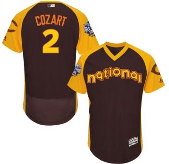 Youth #2 Zack Cozart Cincinnati Reds 2016 All-Stars Home Run Derby Flexbase Baseball Jersey