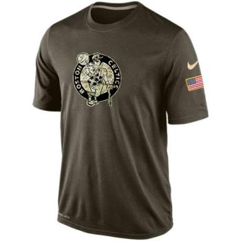 NBA Boston Celtics Green Salute To Service Mens Nike Dri-FIT T-Shirt