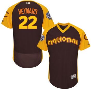 Mens Chicago Cubs #22 Jason Heyward 2016 All-Stars Home Run Derby Flexbase Baseball Jersey