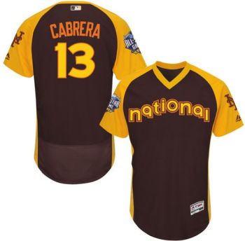 Mens New York Mets #13 Asdrubal Cabrera 2016 All-Stars Home Run Derby Flexbase Baseball Jersey