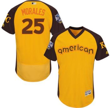 Mens Kansas City Royals #25 Kendrys Morales 2016 All-Stars Home Run Derby Flexbase Baseball Jersey