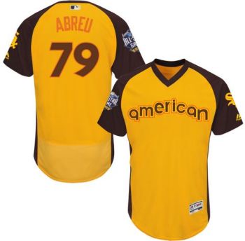 Mens Chicago White Sox #79 Jose Abreu 2016 All-Stars Home Run Derby Flexbase Baseball Jersey