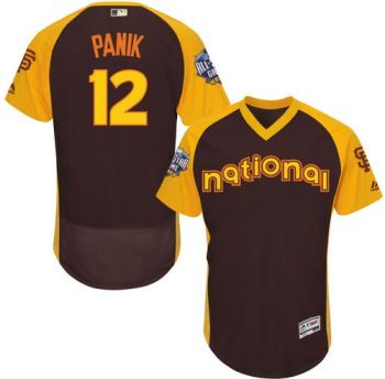 Mens San Francisco Giants #12 Joe Panik 2016 All-Stars Home Run Derby Flexbase Baseball Jersey