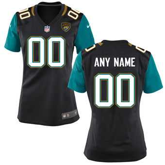 Women's Jacksonville Jaguars Nike Black Custom Jersey