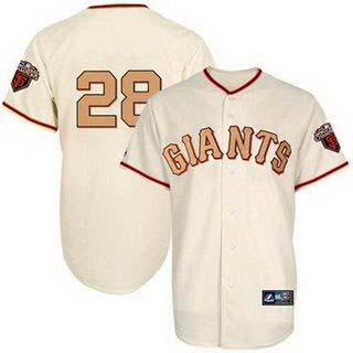 Kids 2010 World Series Champions San Francisco Giants 28 Posey Gold Program Jersey Cheap