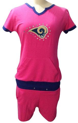 Cheap Women Nike St Louis Rams Pink NFL Sport Suit