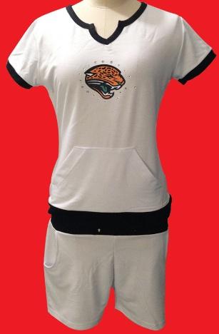 Cheap Women Nike Jacksonville Jaguars White NFL Sport Suit