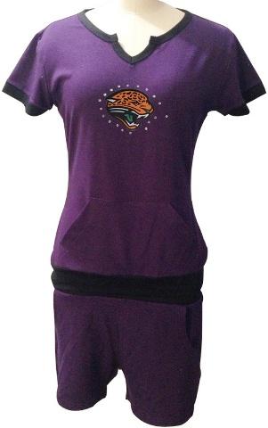 Cheap Women Nike Jacksonville Jaguars Purple NFL Sport Suit