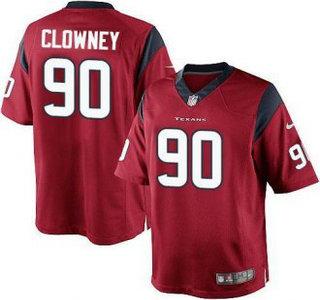 Nike Houston Texans 90 Jadeveon Clowney Red Game NFL Jerseys Cheap