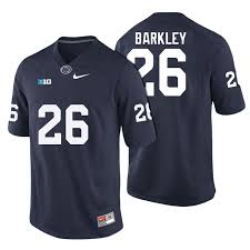 Men Penn State Nittany Lions #26 Saquon Barkley College Football Black Jerseys