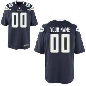 Nike San Diego Chargers Customized Game Team Color Navy Blue Nike NFL Jerseys Cheap