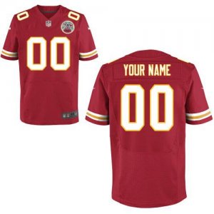 Nike Kansas City Chiefs Customized Elite Team Color Nike NFL Jerseys Cheap