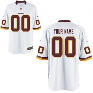 Nike Washington Redskins Customized Game White Nike NFL Jerseys Cheap