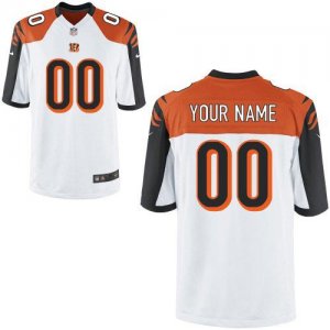 Nike Cincinnati Bengals Customized Game White Nike NFL Jerseys Cheap