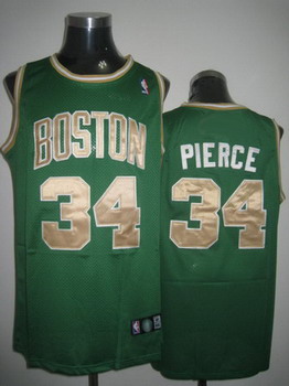 CELTICS 34 PAUL PIERCES green jerseys Cheap