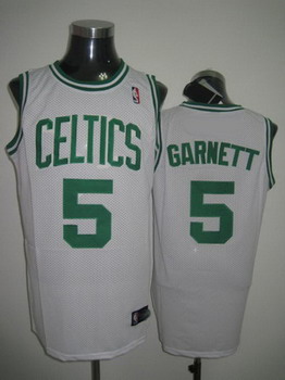 Boston CELTICS 5 K GARNETT white jerseys Cheap