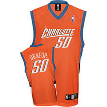 Charlotte Bobcats 50 Emeka Okafor Swingman Road Cheap