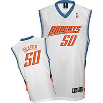 Charlotte Bobcats 50 Emeka Okafor Swingman Home Cheap