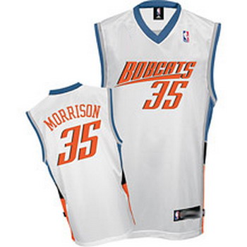 Charlotte Bobcats 35 Adam Morrison Swingman Home Cheap