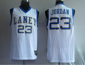 Chicago Bulls 23 Jordan White Laney High School Swingman Jerseys Cheap