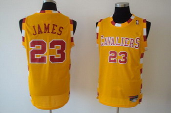 Cleveland CAVALIERS 23 LEBRON JAMES orange SWINGMAN jerseys Cheap