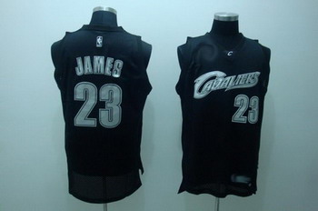 Cleveland CAVALIERS 23 LEBRON JAMES black SWINGMAN jerseys Cheap