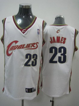 CAVALIERS 23 LEBRON JAMES white jerseys Cheap