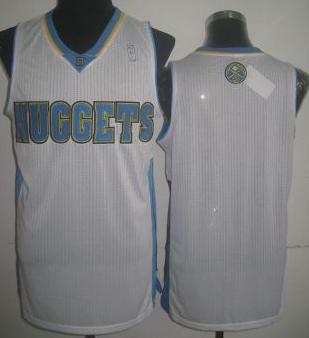 Denver Nuggets Blank White Revolution 30 NBA Jerseys Cheap