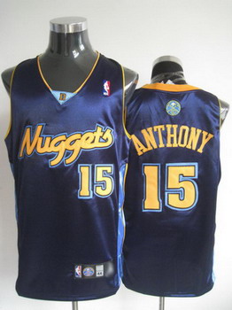 Denver Nuggets 15 ANTHONY blue jerseys Cheap