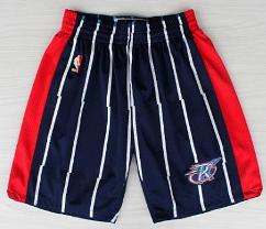 Houston Rockets Blue Hardwood Classics Revolution 30 NBA Shorts Cheap