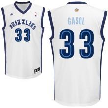 Memphis Grizzlies 33 Gasol White Jersey Cheap