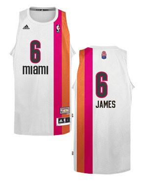 Miami Floridians 6 LeBron James ABA Hardwood Classic Swingman Jersey Cheap