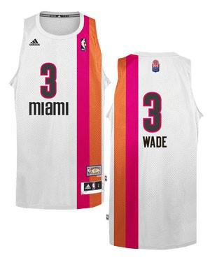 Miami Floridians 3 Dwyane Wade ABA Hardwood Classic Swingman Jersey Cheap